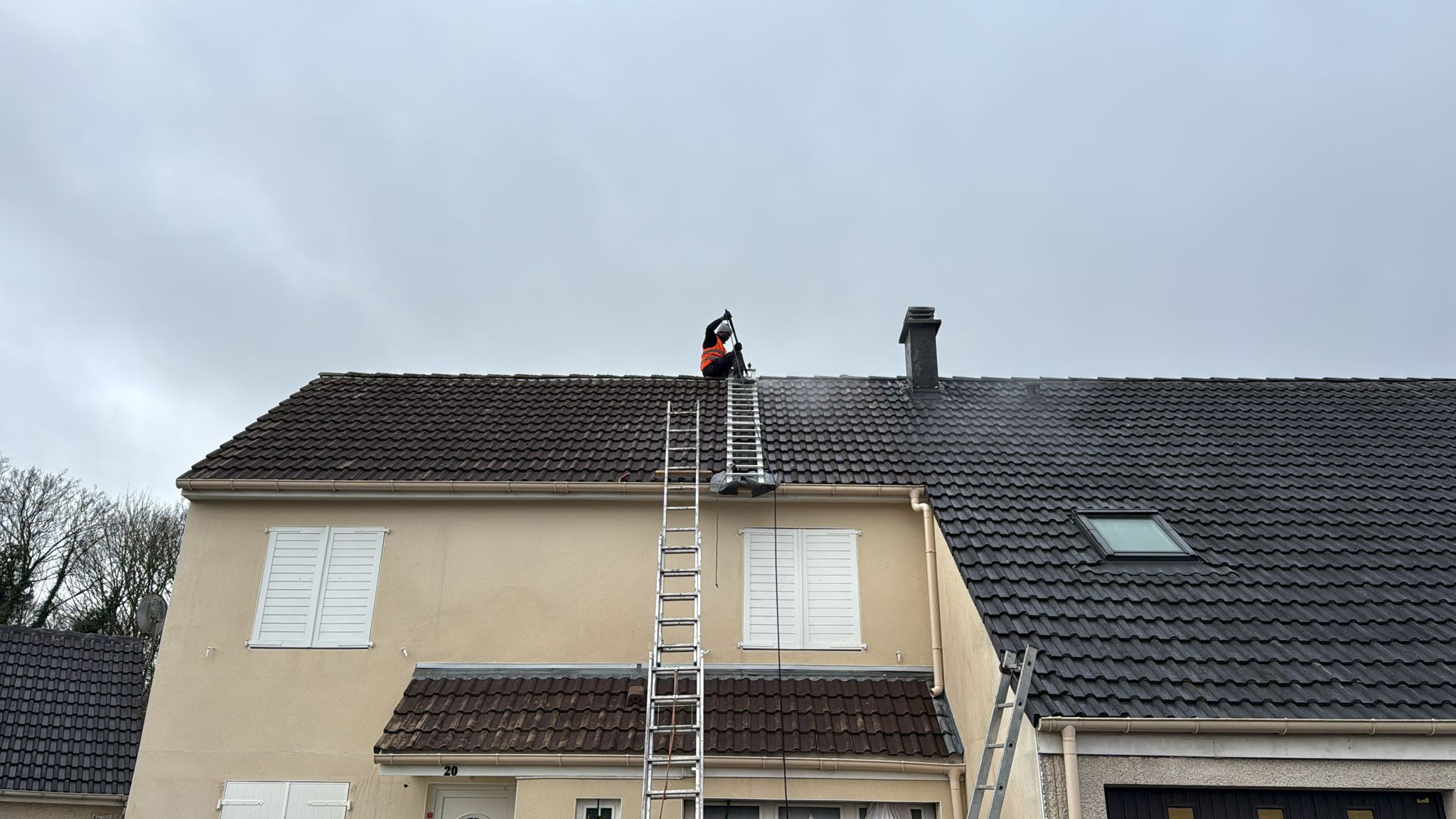 Peinture tuiles Montmorency